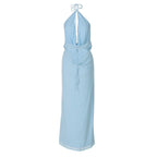 Sunset Crop Top And Maxi Long Skirt Luxlife Brands
