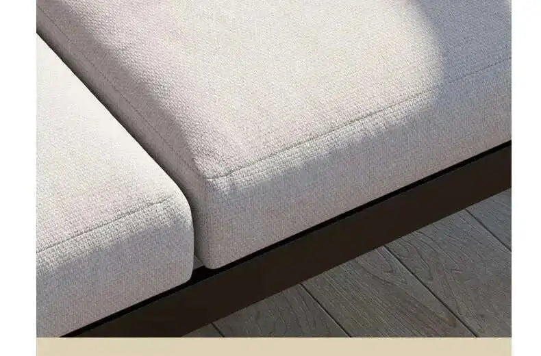 Aluminum Alloy Garden Sofas Waterproof Sunscreen Outdoor Furniture Home Courtyard Balcony Garden Sofa Coffee Table Combination L