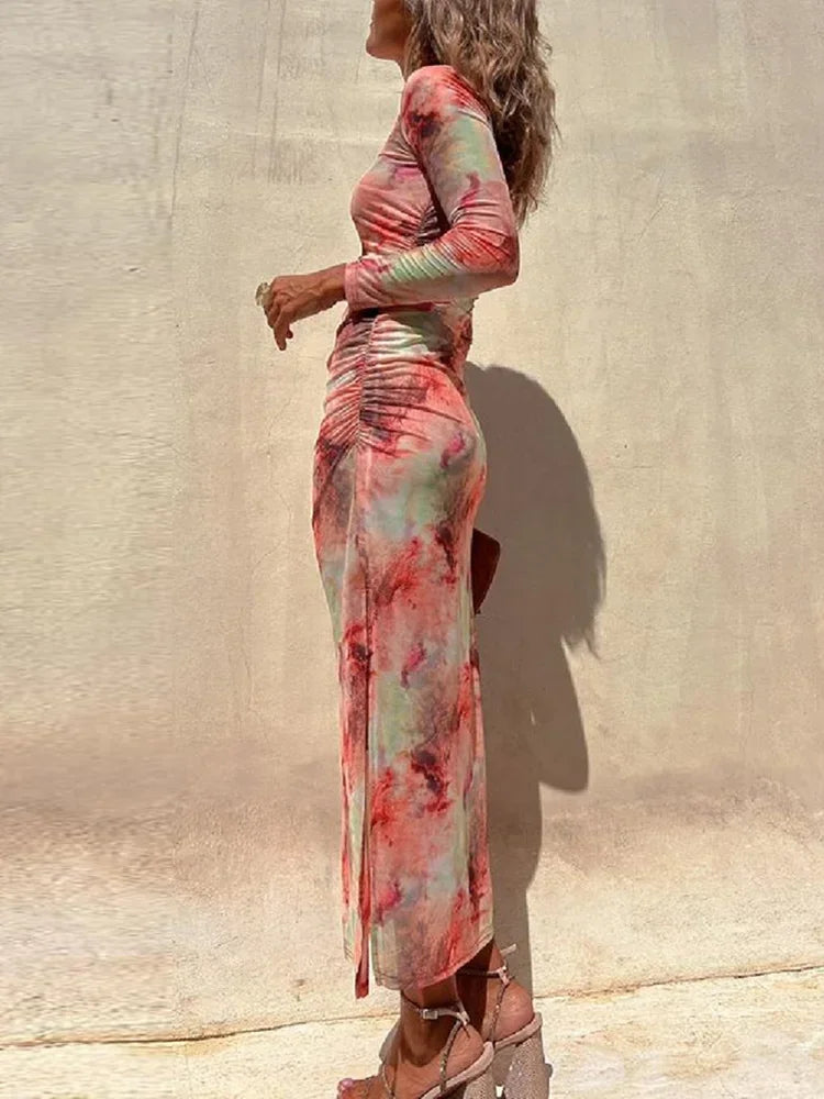 LUX Verona Long Sleeve Party Dress LUXLIFE BRANDS