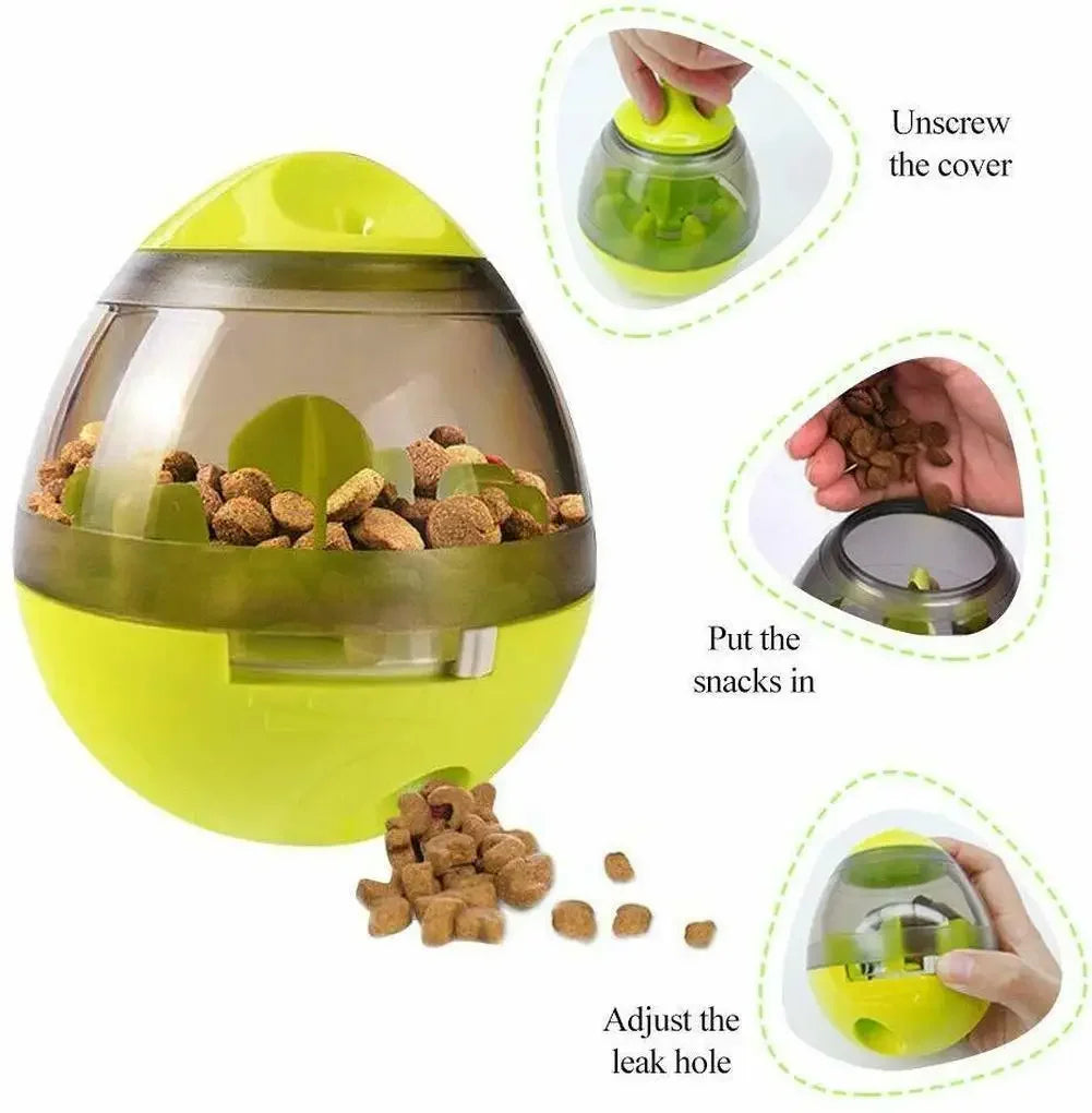 Interactive Dog Toys Slow Food Ball Food Dispenser IQ Treat Ball Smarter Pet Toys For Dogs Playing Training Balls Pet Supplies