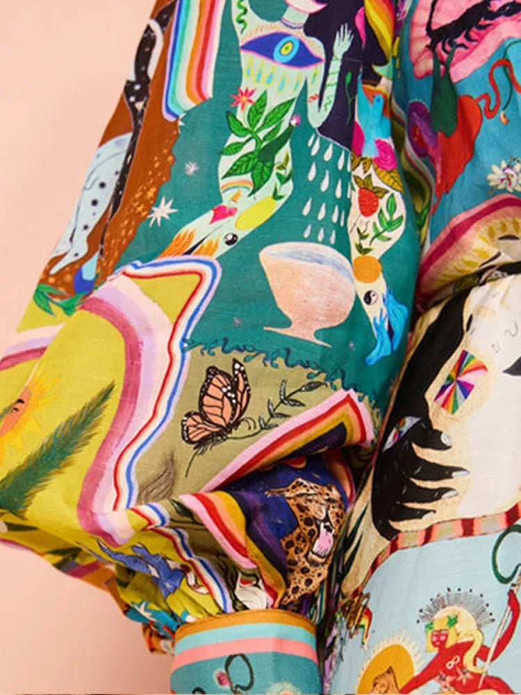 Boca Lantern Sleeve Party Dress LUXLIFE BRANDS