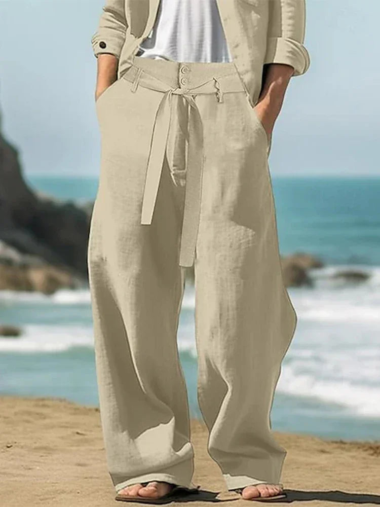 Men’s Leisure Breathable Linen Pants