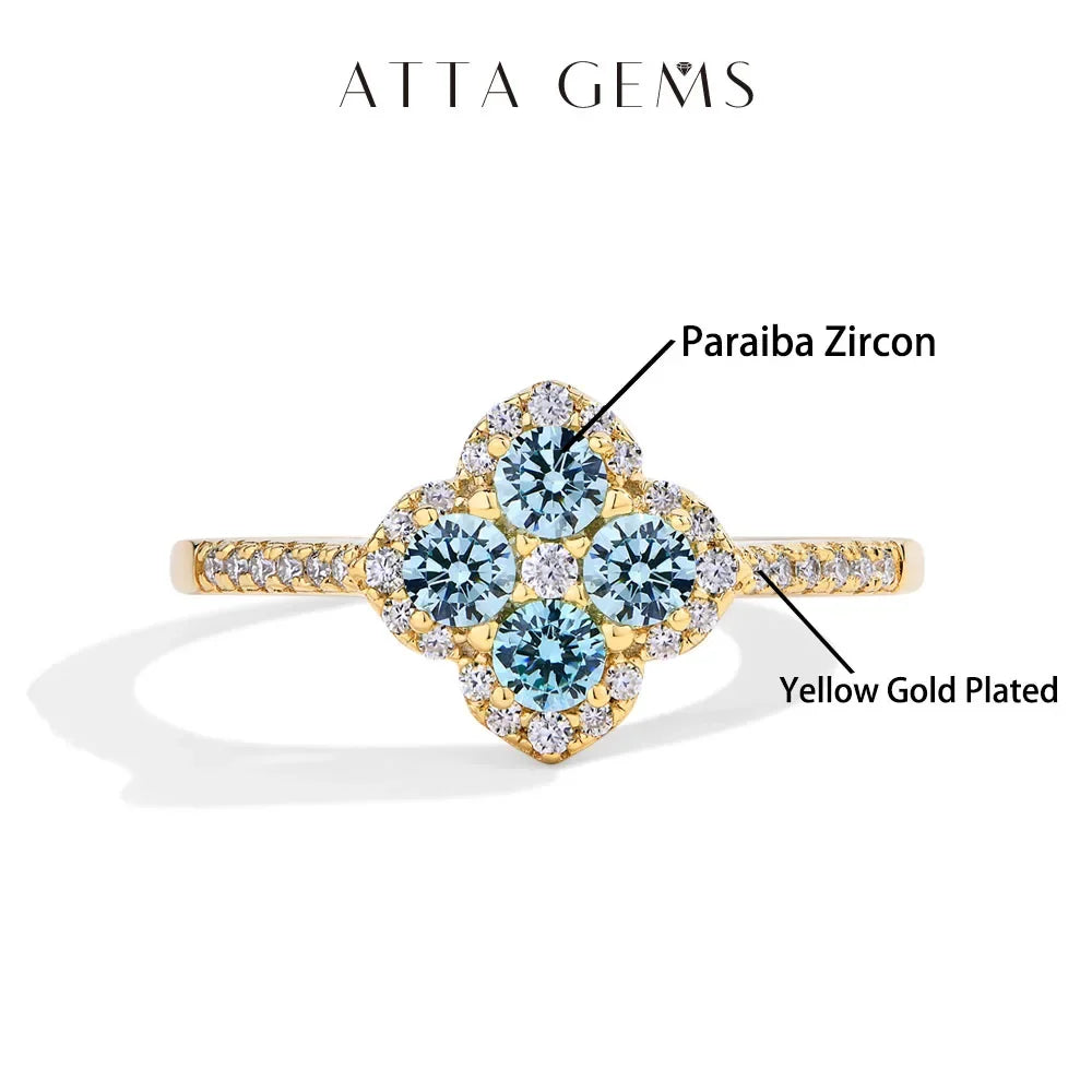 DVVS1 Color 100% S925 Sterling Silver Engagement Ring