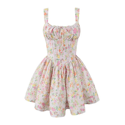 Amy Floral Print Mini Dress