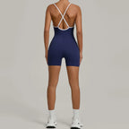 Workout Jumpsuit Sports Overalls Women Rompers Gym Clothing Running Bodysuits Fitness Suits Gym Tracksuit Sportswear Yoga Set Luxlife Brands