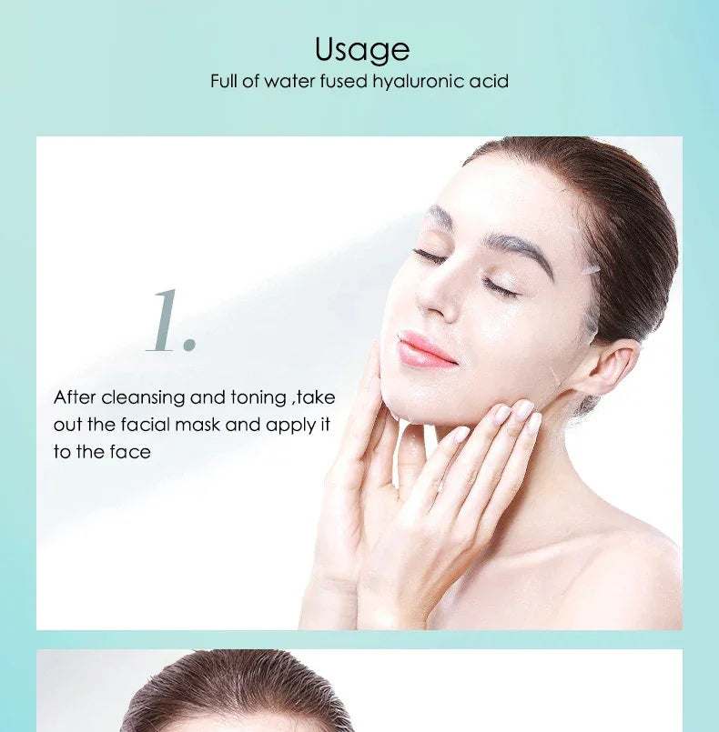 Hyaluronic Acid Collagen Face Masks Luxlife Brands