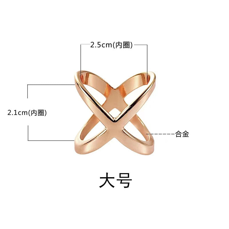 Fashion Cross Scarf Clip X Shape Metal Brooches For Women Hollow Bow Scarves Buckle Holder Shawls Jewelry Clothing Accessories