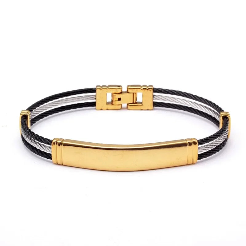 Unique Sequin Snake Chain Link Charm Bracelets Men Women Jewelry Luxury Stainless Steel female Cuff Sporty Bangles LUXLIFE BRANDS