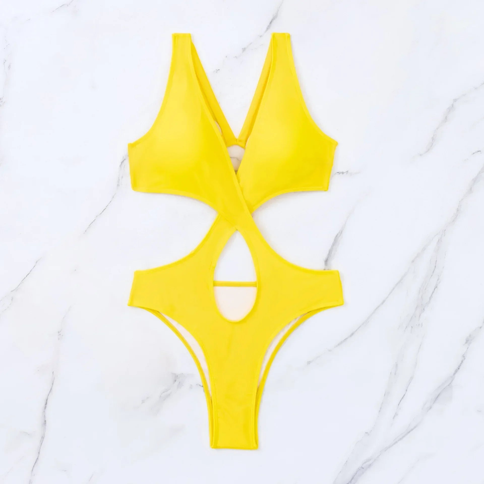 Red One Piece Swimsuit Woman Trikini Raceback Swimwear Thong Beachwear Woman 2025 Cut Out Bathing Suits Ladies Holiday Summer