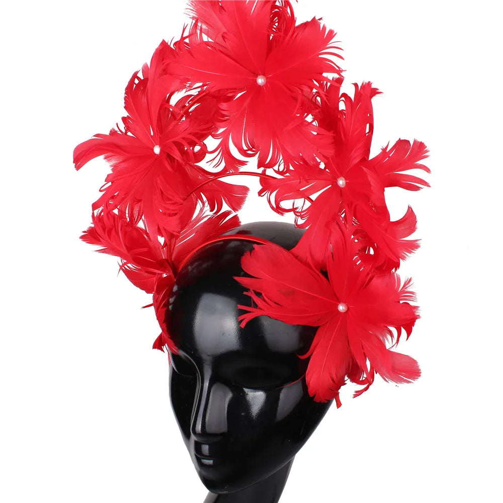 Feather Flower Headdress