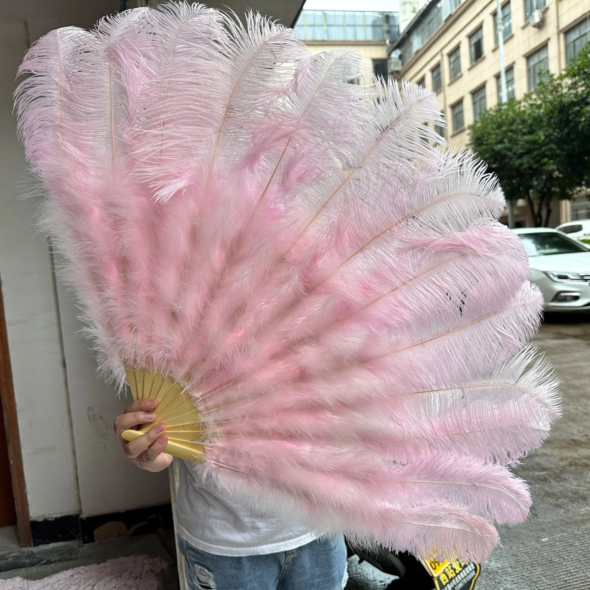90CM Ostrich Feather Fans