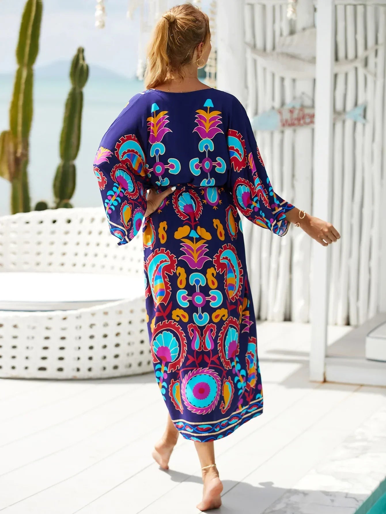 Happiness Kimono Beach Cover Up