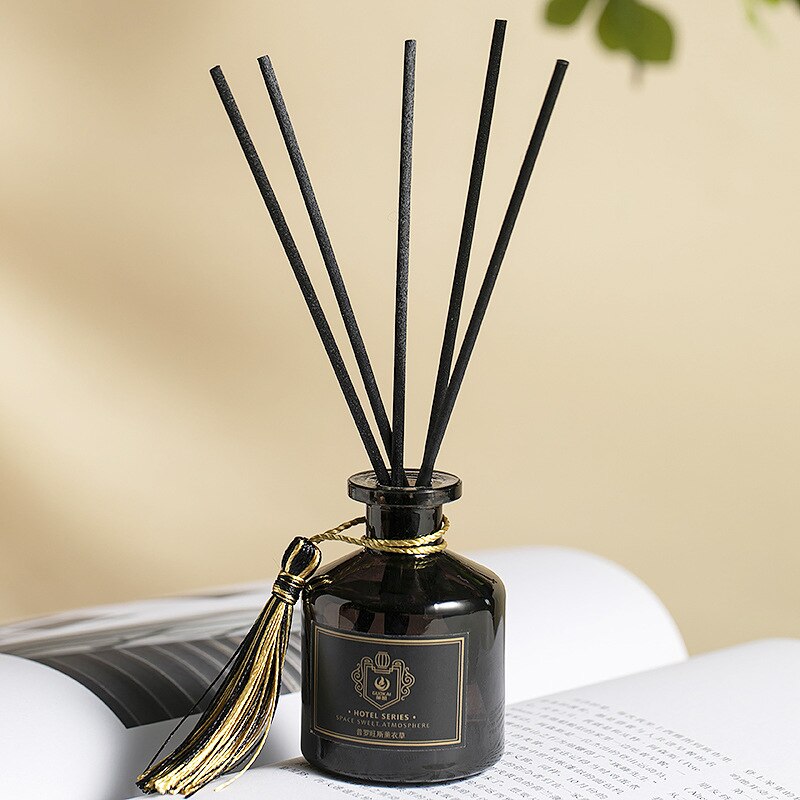 Y Aromeasy 50ml Reed Diffuser Sets Homestay Hotel Bathroom Rattan Aromatherapy Glass Diffuser Air Freshener Home Fragrance