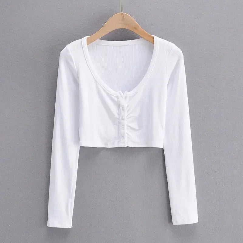 High Street Cropped Cardigan - LUXLIFE BRANDS