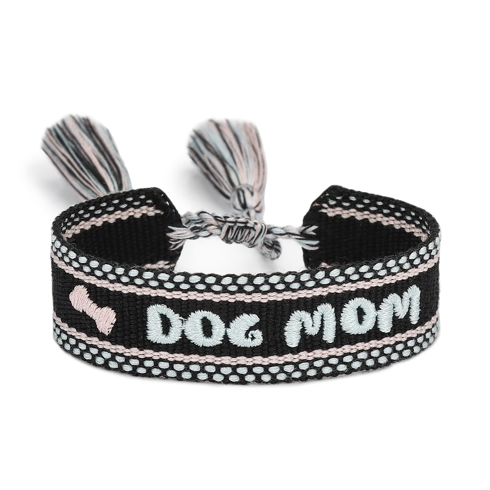 Woven Bracelet For Dog Lovers Cat Lovers Stack Jewelry Gifts For Fur Mama
