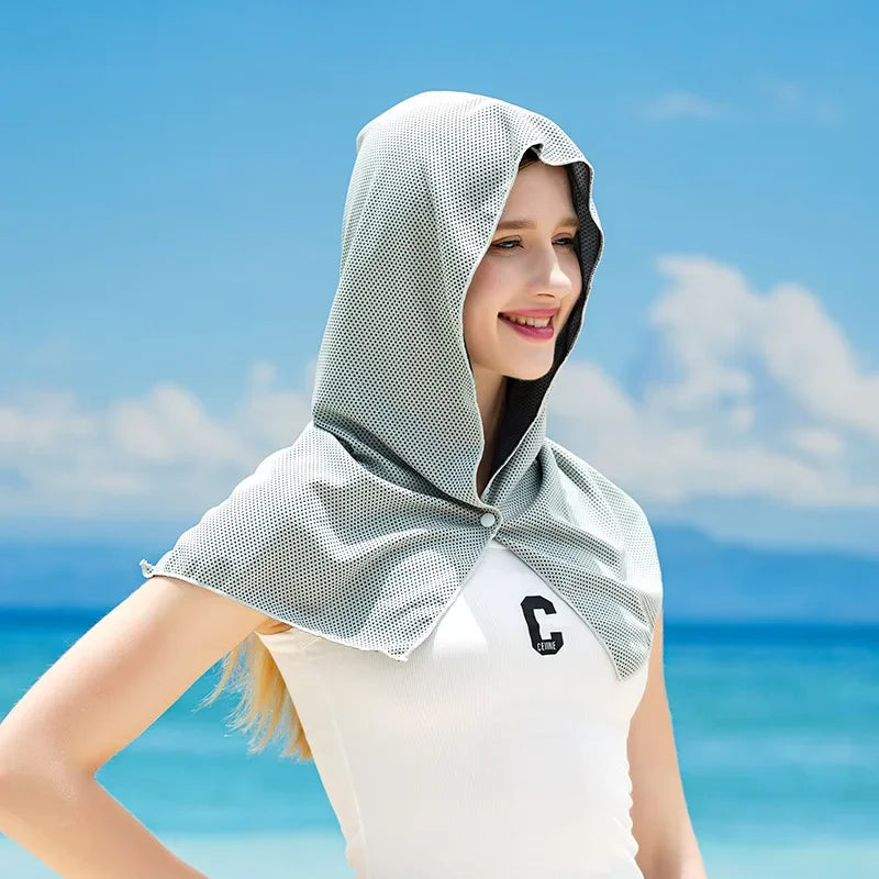 Quick Dry Cooling Hoodie Towel