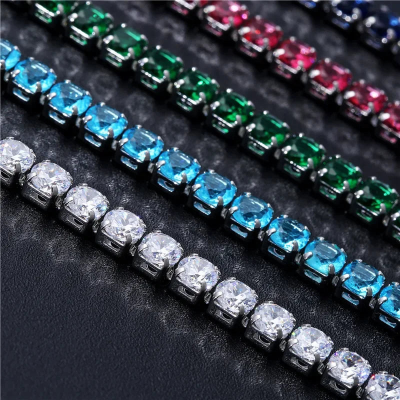 4mm Cubic Zirconia Tennis Bracelet Luxlife Brands