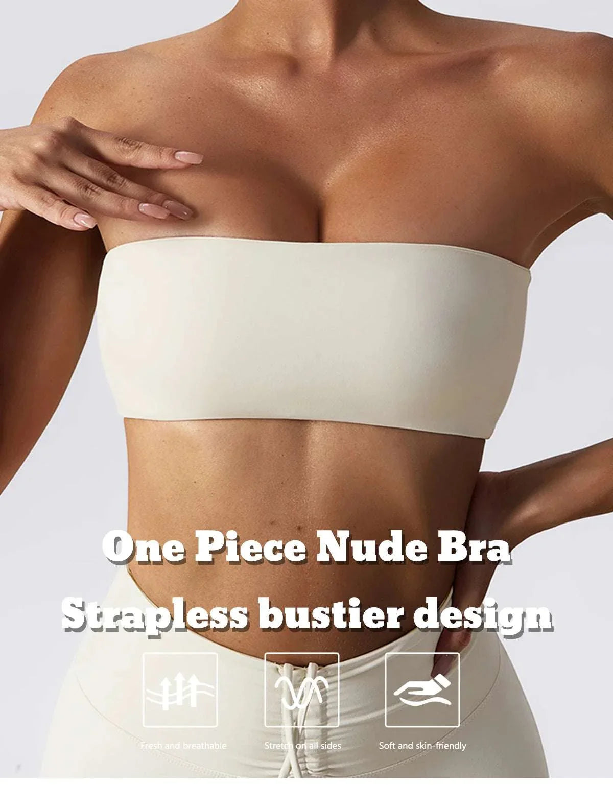 Hearuisavy Casual Sports Bra Gym Underwear Women Breathable Training Yoga Clothes Tube Top Fitness Workout Tank Top Female