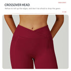 Hearuisavy 2Pcs Woman's Sports Set Naked-Feel Racerback Sports Tops Gym Tank Top Female Breathable High Waist Fitness Yoga Pants Luxlife Brands