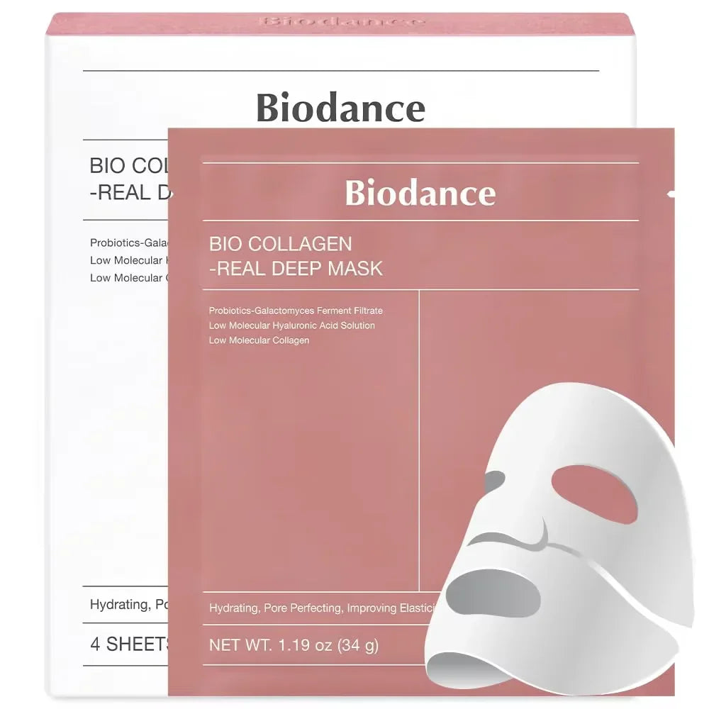 Bio-Collagen Mask 4pc set & Hydro Cera-nol Mask 4pc set