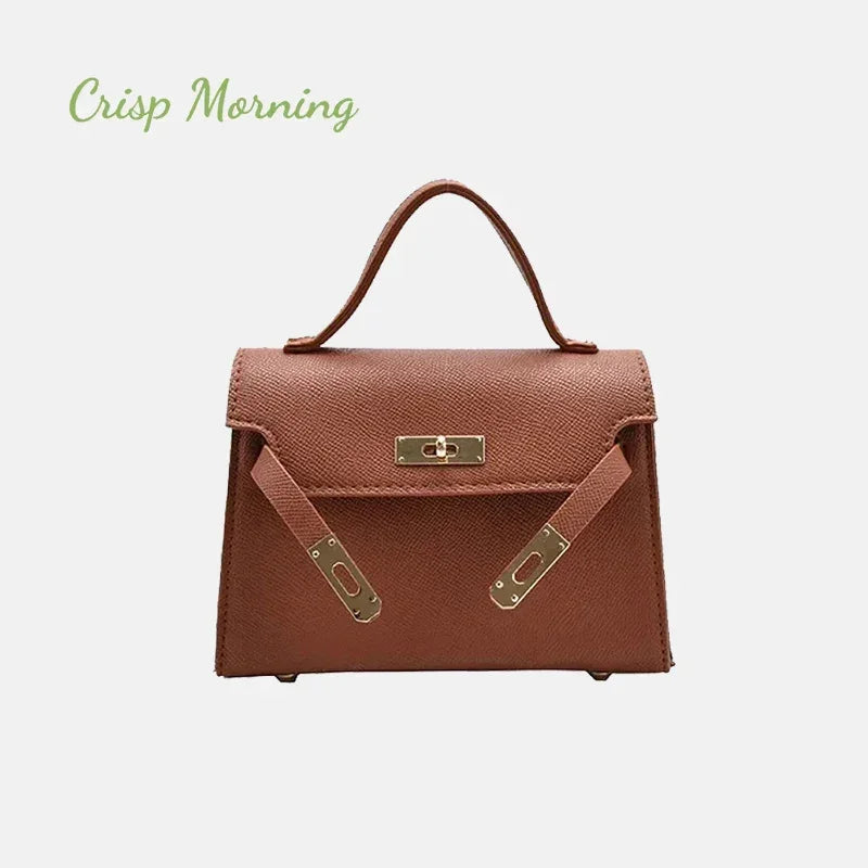 Small Bag Women's New Trend Handbag Single Shoulder Backpack Simple Texture Cross-Body Women's Bag" LUXLIFE BRANDS