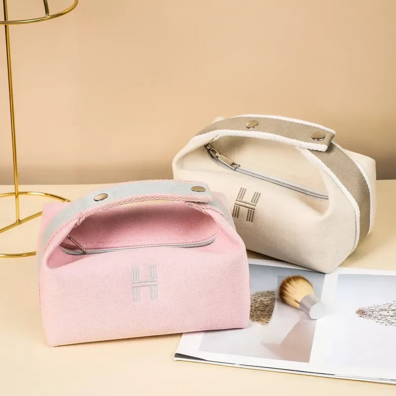 Harmony Canvas Makeup Bag LUXLIFE BRANDS