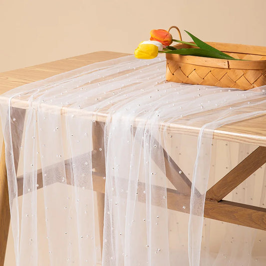 Bridal Decor Tulle Table Runner