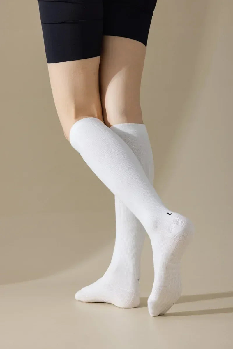 Pilates Cotton Compression Socks Anti Slip