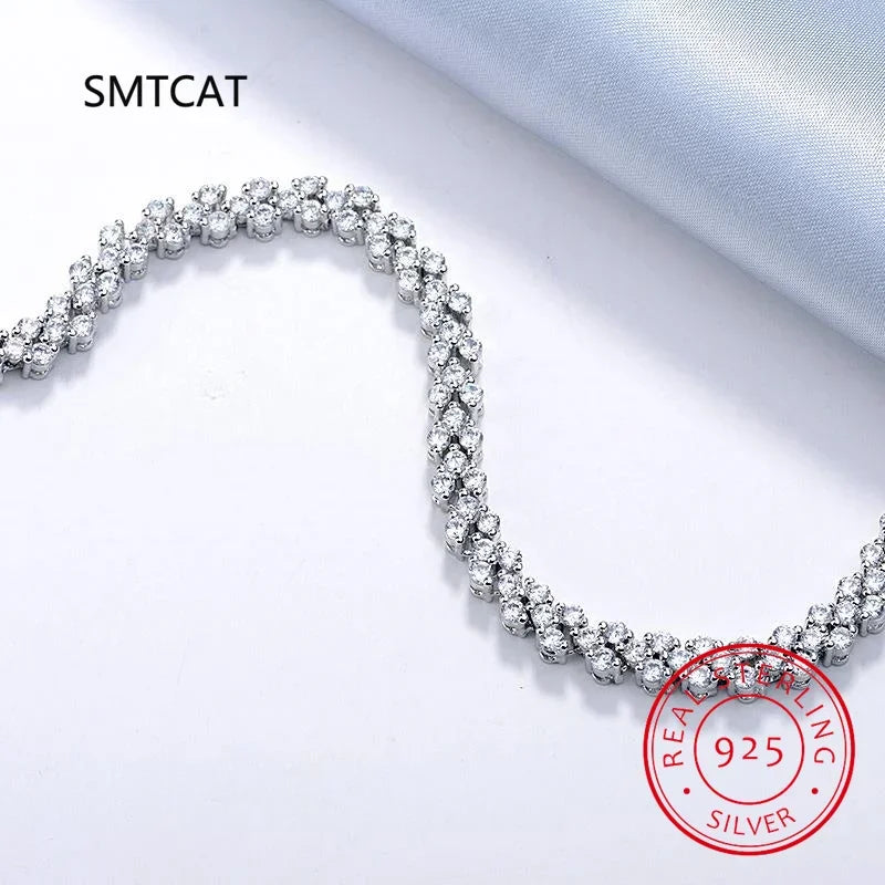 Passion Silver 925 Lab Diamond Bracelet LUXLIFE BRANDS