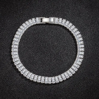 LUX 925 Sterling Silver Crystal Bracelet LUXLIFE BRANDS