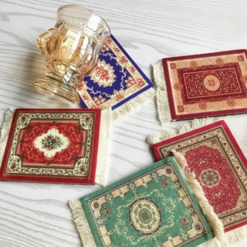 LUXHOME Persian Tassel Coasters