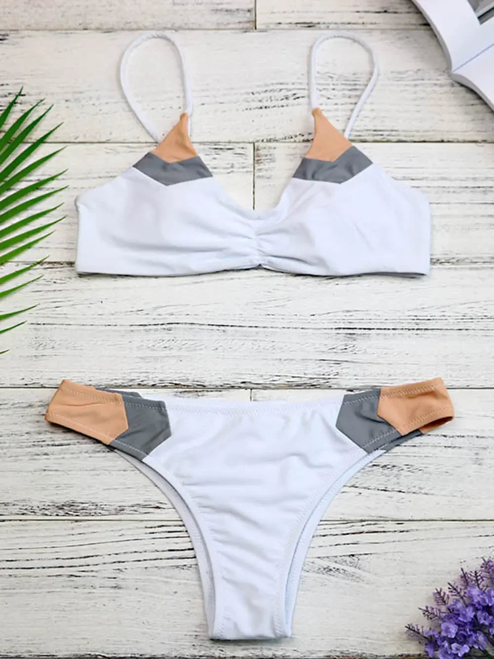 Sexy Women Bikini Brazilian Swimsuit Push-up Bra Bikini Set Two Piece Swim Suit Swimwear Low-waisted Beachwear Leopard Bathing