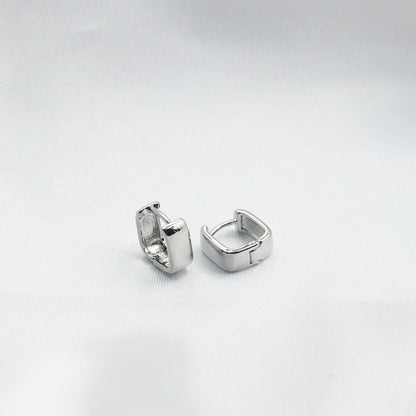 Fashion Korean Metal Elegant Hoop Earring Woman 2022 New Vintage Geometric Statement Earrings Jewelry Brincos Gift