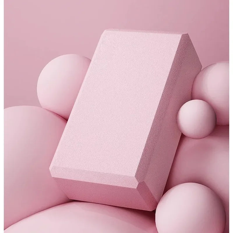 1pc Shaping High Density Eva Yoga Block  Stretch Children Pilates Foam Block Balance Exercise Ballet Bodybuilding Dance Gym  Alo Luxlife Brands