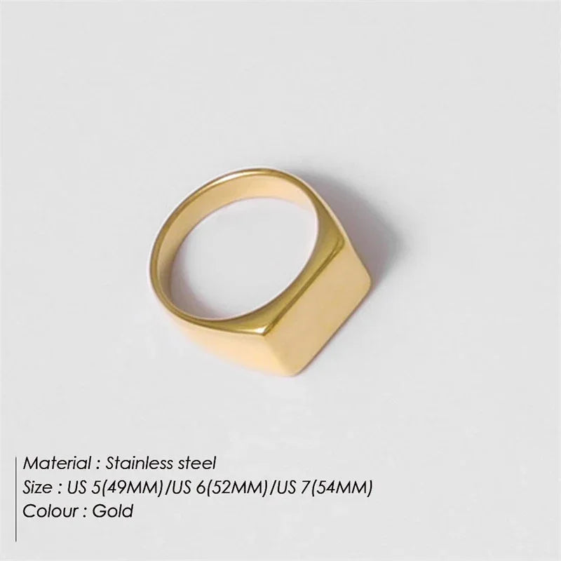 Fashion Ring 316L Stainless Steel Ring Anillo Ringen Mujer Women Rings Bague Couple Matching Jewlery Fashion Gifts Do not fade Luxlife Brands
