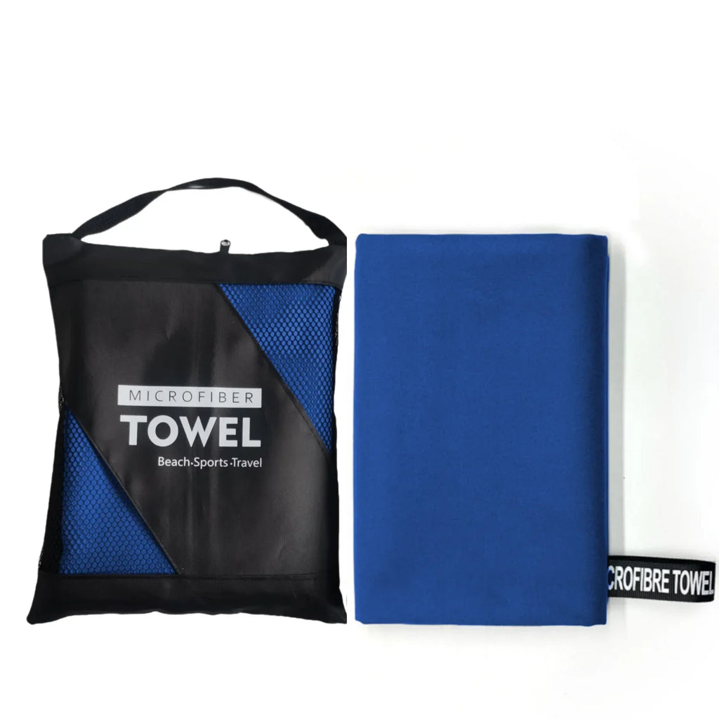 Microfiber Towel Perfect Travel & Gym & Camping Towel. Quick Dry - Super Absorbent - Ultra Compact - Lightweight Swimming Towels