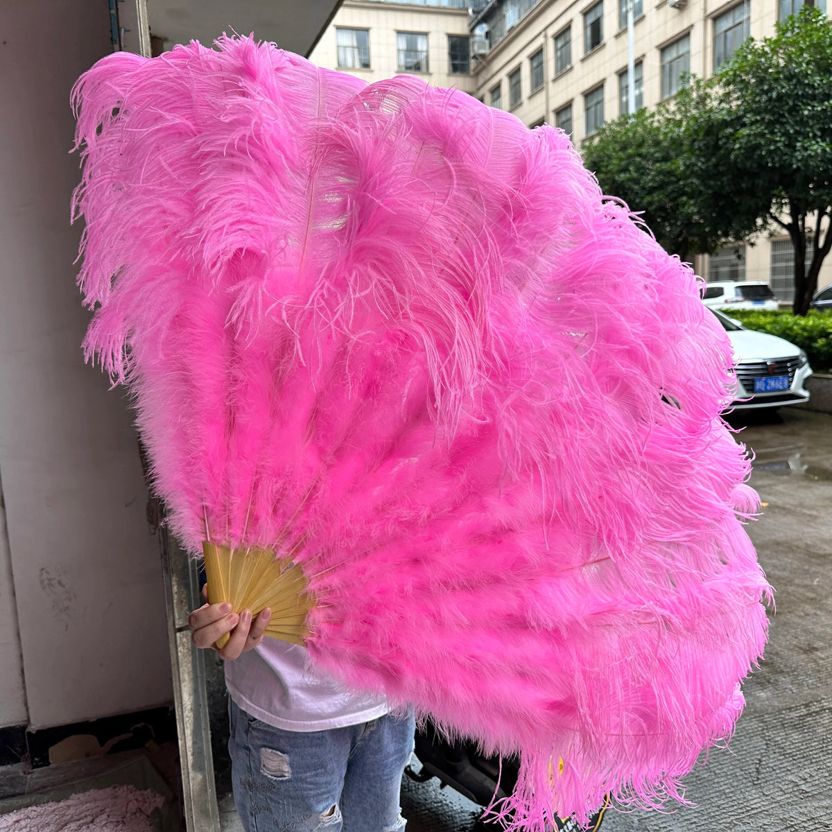 130CM Ostrich Feather Fans