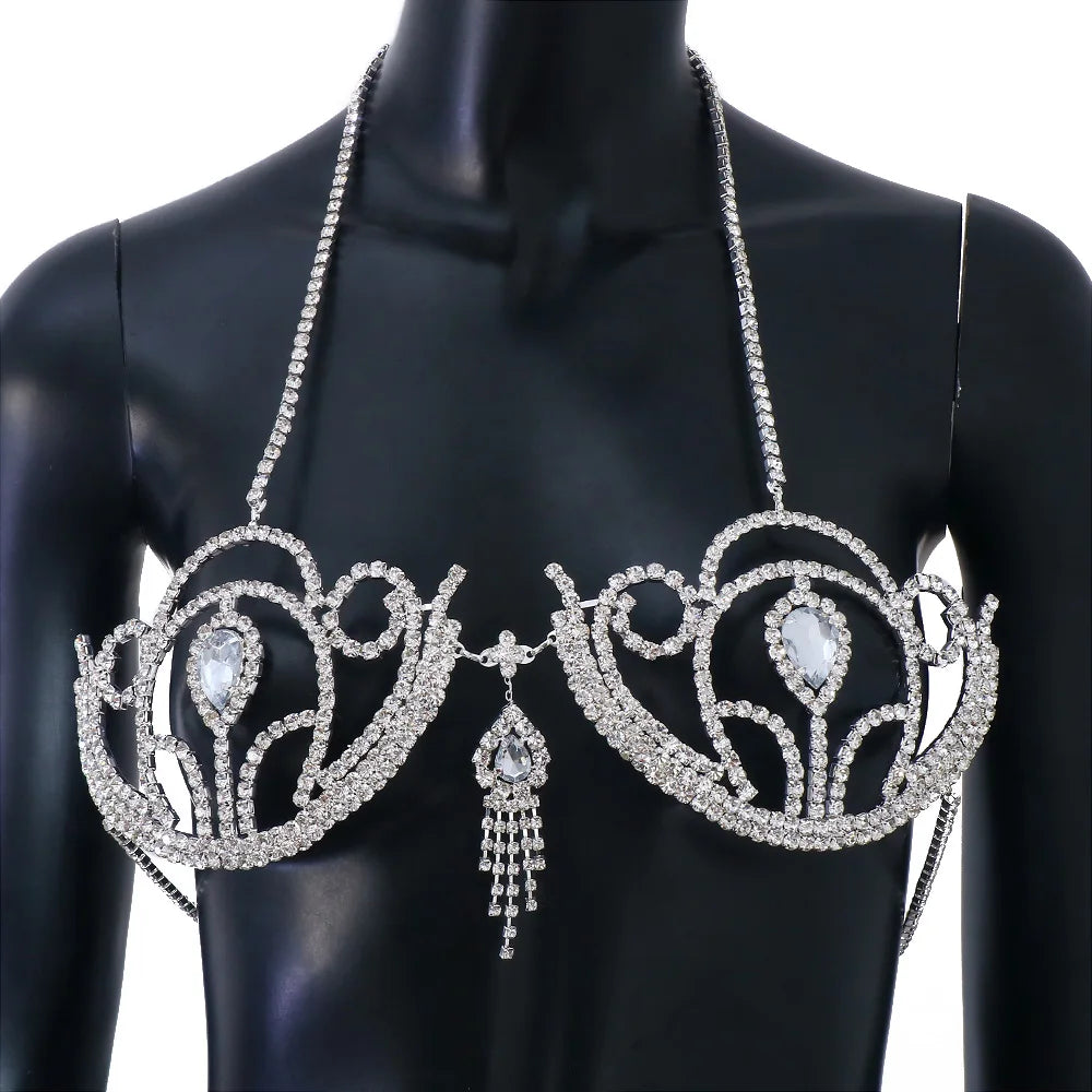Crystal Bikini Top Body Chain