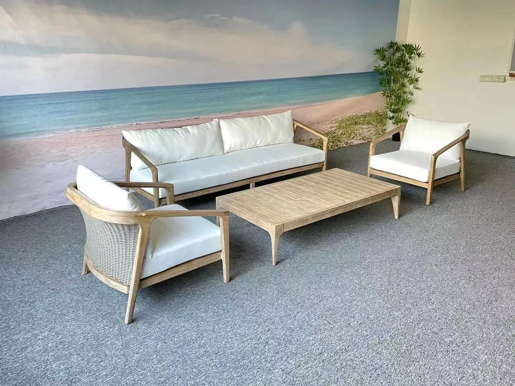 Garden Furniture Deep Seating Patio Set Sun Lounger Outdoor Furniture Daybed