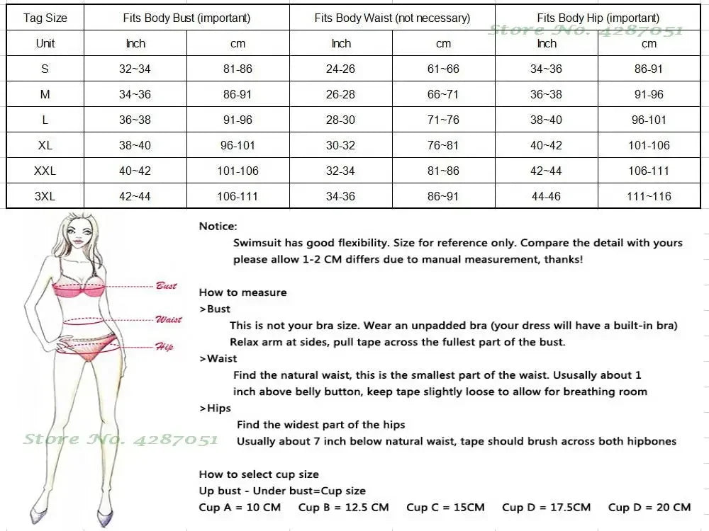 Tropic Vibes High Waisted Bikini 3pc Set S-3XL