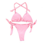 Swimsuit For Swimming Laps Women Set Swimwear Bikini Push-Up Beachwear Brazilian Bandeau Bandage Swimsuit Costume Da Bagno Donna Luxlife Brands