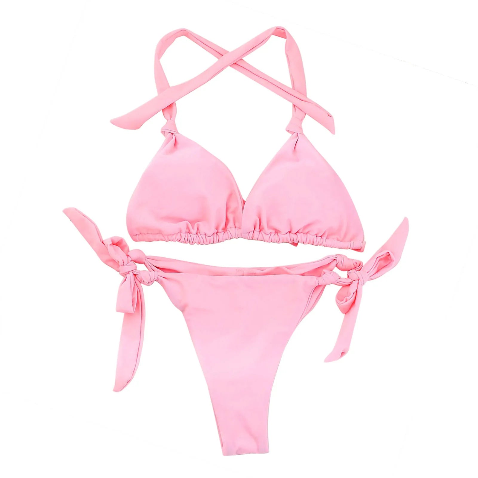 Swimsuit For Swimming Laps Women Set Swimwear Bikini Push-Up Beachwear Brazilian Bandeau Bandage Swimsuit Costume Da Bagno Donna Luxlife Brands