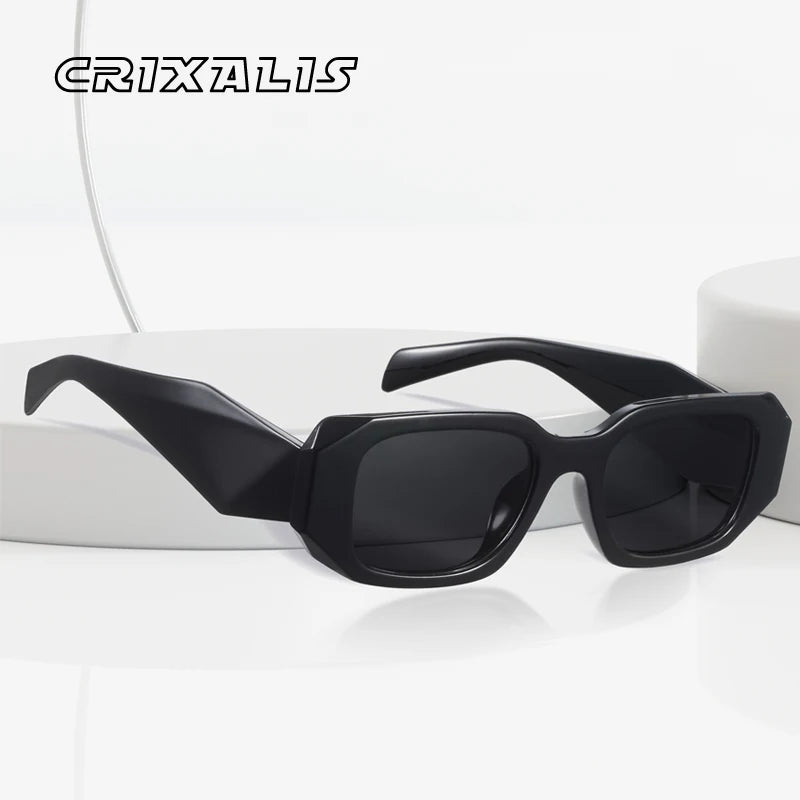 CRIXALIS Fashion Rectangle Polarized Sunglasses Women Luxury Brand Designer Sun Glasses Ladies Retro Shades Female UV Protection