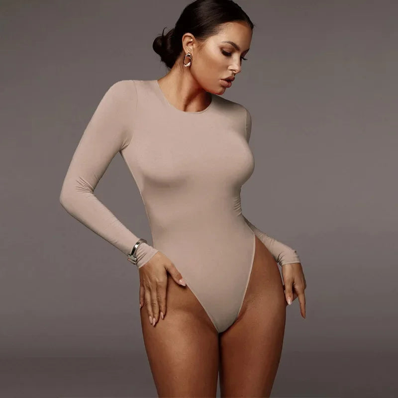 Fall Classic Long Sleeve Streetwear Bodysuit Luxlife Brands