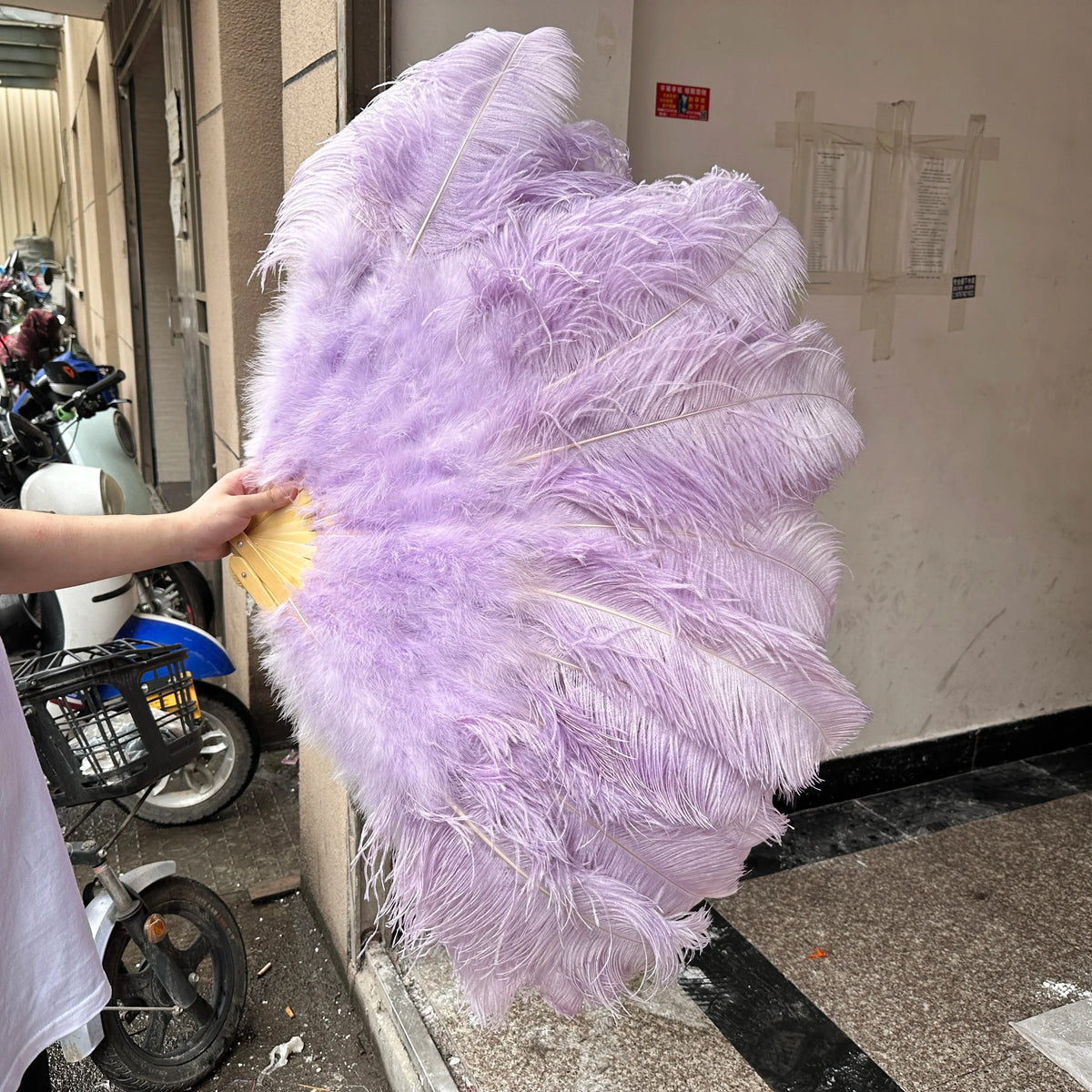 130CM Ostrich Feather Fans