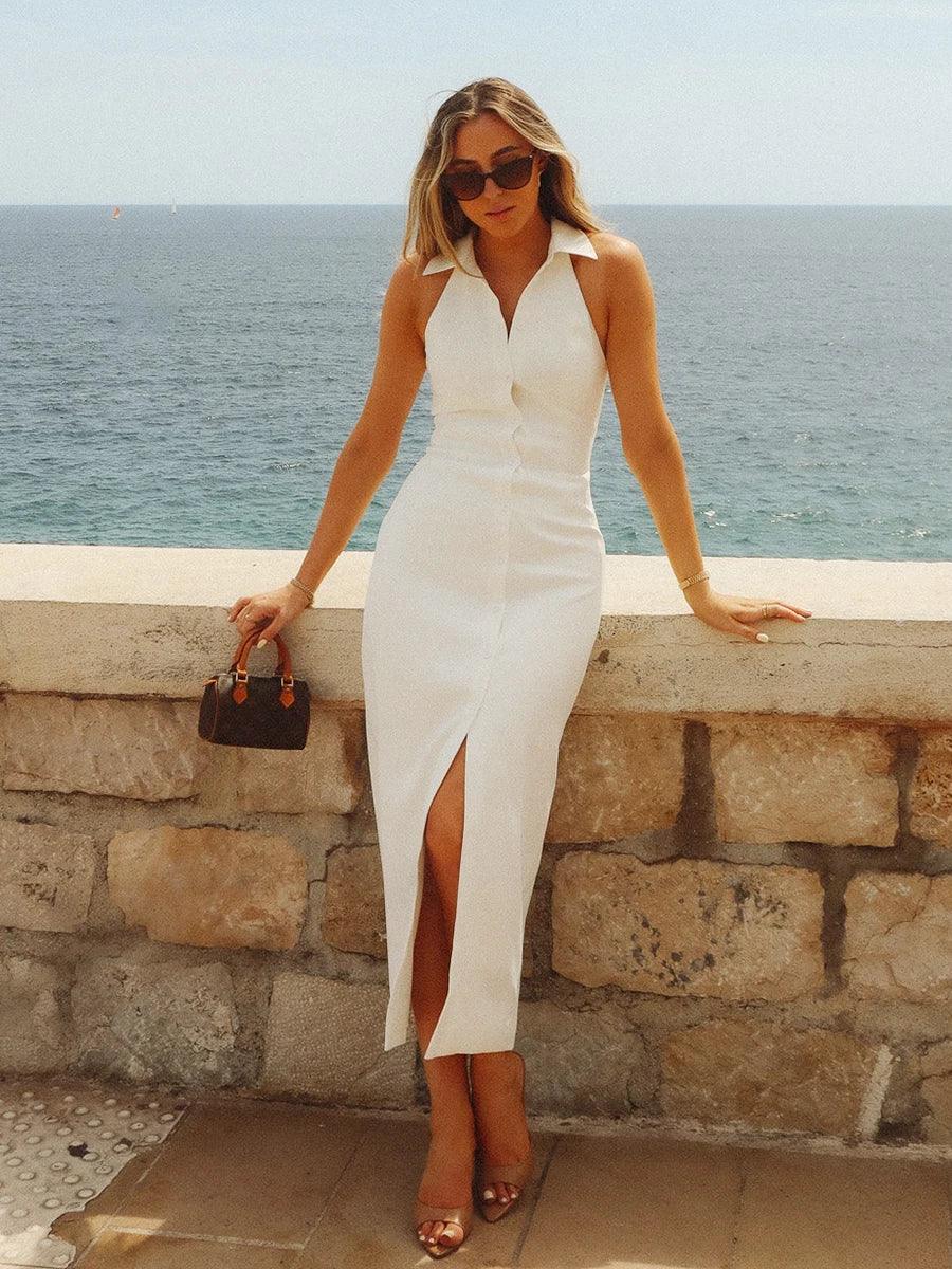 Sasha Summer Slim Fit Maxi Dress Luxlife Brands