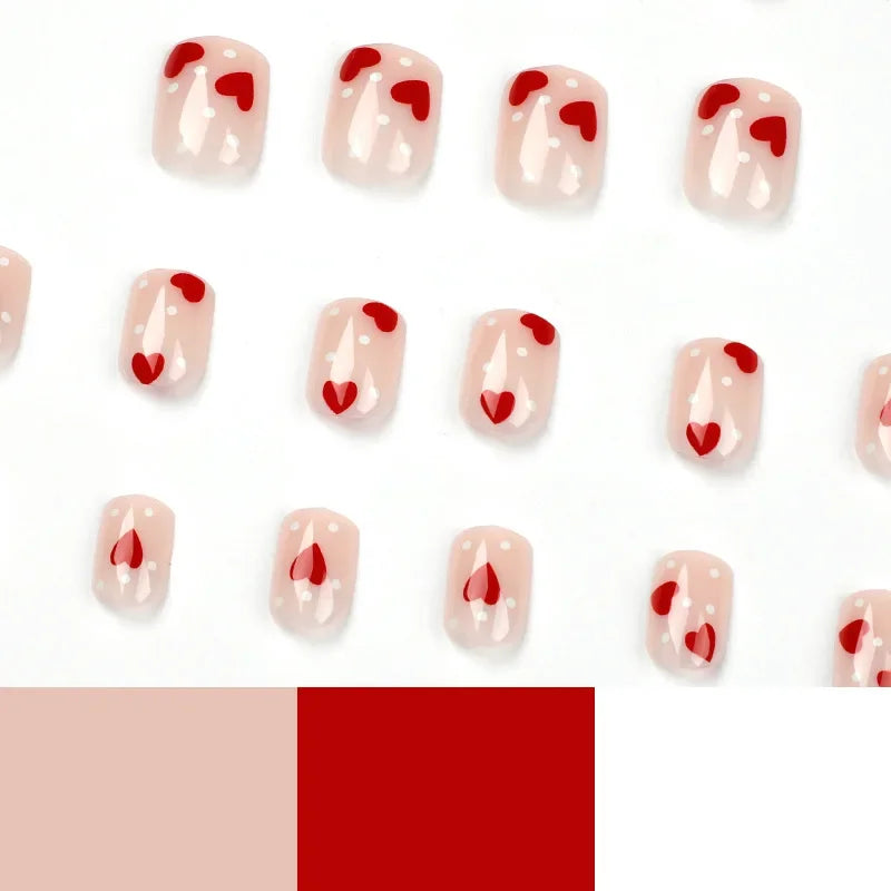 Romantic Heart Wearable Nail Art LUXLIFE BRANDS