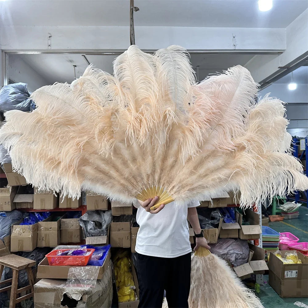 130CM Ostrich Feather Fans