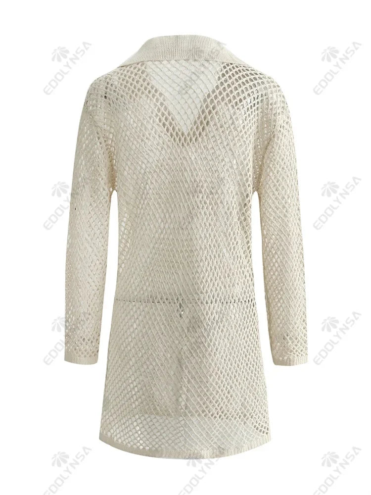 Lazy Day Long Sleeve Swimsuit Cover Up