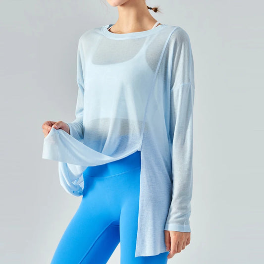 Long Sleeve Yoga Workout Top